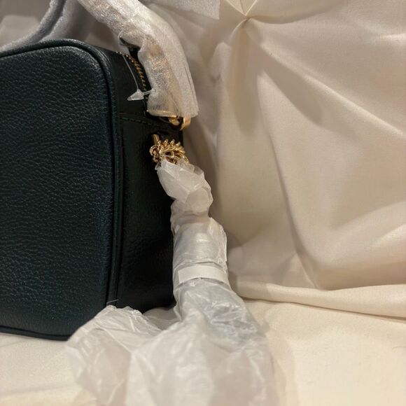 Michael Michael Kors Racing Green Leather Crossbody Medium Camera Bag NWT - Picture 4 of 11